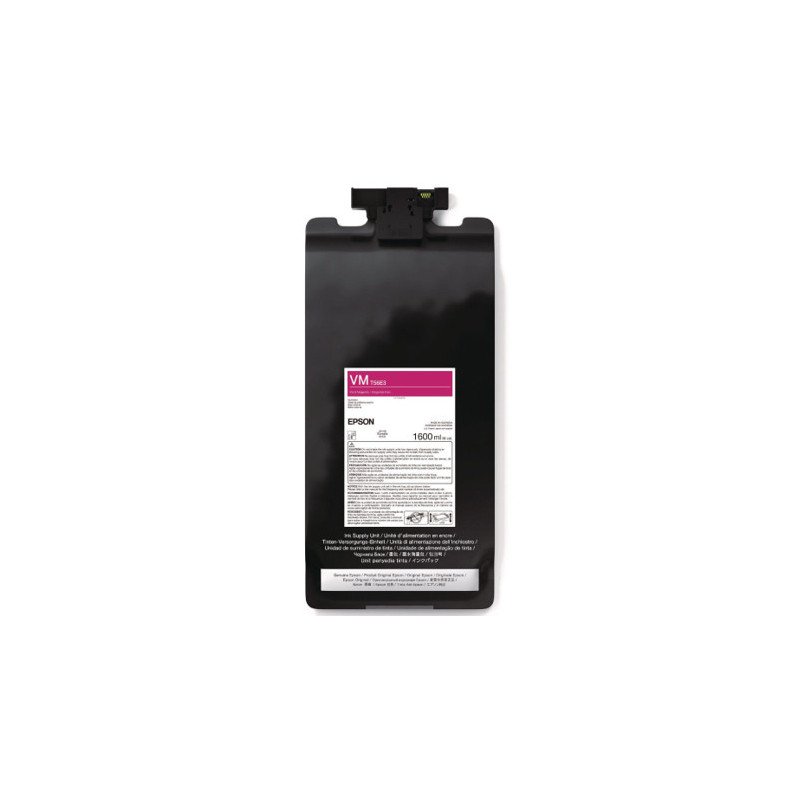 Tinta Epson UltraChrome PRO12 de 1.6 litros en color magenta vivo