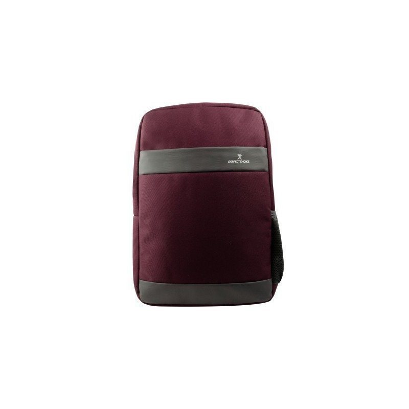 Mochila PERFECT CHOICE Bold - 15.6 pulgadas, Mochila, Tinto