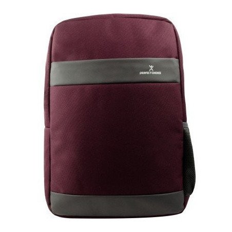 Mochila PERFECT CHOICE Bold - 15.6 pulgadas, Mochila, Tinto