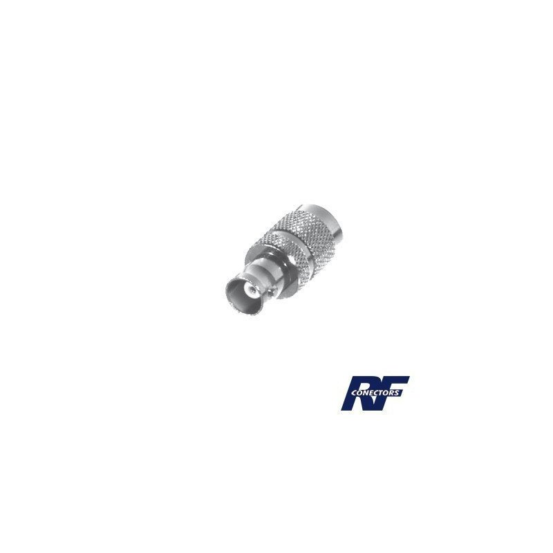 Adaptador de conector TNC macho a conector BNC hembra