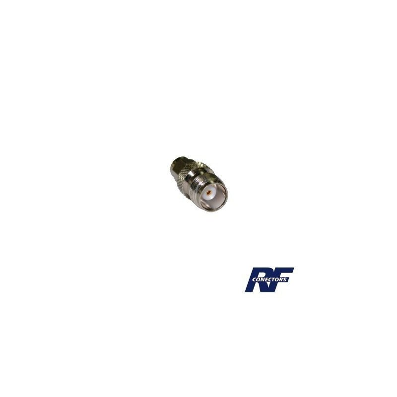 Adaptador de conector TNC Hembra a SMA Macho.