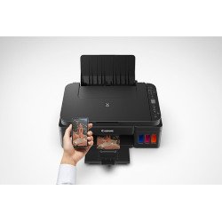 Multifuncional de inyección de tinta Canon G3110 - Impresión a color, 4800 x 1200 DPI, Escaneo a color, A4, Negro, WiFi