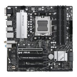 Tarjeta madre ASUS PRIME B650M-A AX II, AMD, socket AM5, AMD Ryzen 7000 Series, socket AM5, DDR5-SDRAM, 128 GB
