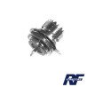 Conector PL-259 Hembra, montaje Frontal, D Plano.