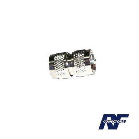 Adaptador Barril, de conector UHF Macho (PL-259) a UHF Macho (PL-259).