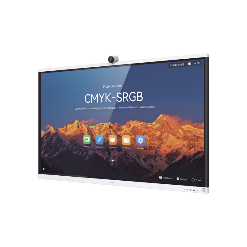 HUAWEI IdeaHub S2, Pantalla interactiva para Colaboración Inteligente, 75", 4K UHD, Harmony OS, Wi-Fi 6, Cámara inteligente, Fun