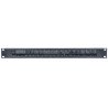 Intellinet Organizador de cable, Negro, Sujetador de cables, 1U Rack Height x 19" Panel Width, Acero
