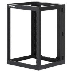 Intellinet 15U Montaje en pared Caja Abierta Marco de bastidor para Material informático, Equipo de Red, Servidor, Conmutador, P