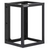 Intellinet 15U Montaje en pared Caja Abierta Marco de bastidor para Material informático, Equipo de Red, Servidor, Conmutador