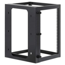 Intellinet 15U Montaje en pared Caja Abierta Marco de bastidor para Material informático, Equipo de Red, Servidor, Conmutador
