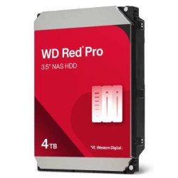 Disco duro interno WD red pro 4tb 3.5 escritorio SATA3 6gb/s 256mb 7200rpm 24x7 hotplug NAS 1-16 bahías