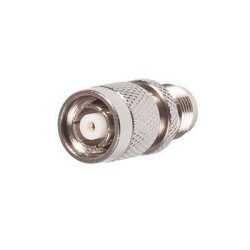 Adaptador en Línea, de conector TNC Macho Inverso a TNC Hembra.