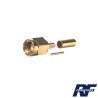 Conector SMA Macho Inverso de anillo plegable para cable RG-174/U, BELDEN 8216.