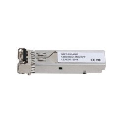 Módulo óptico Gigabit, Doble fibra multimodo, Puerto LC, 850 nm de envío y 850 nm de recepción, Distancia de transmisión hasta 5