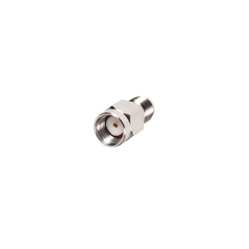 Adaptador en Línea de conector SMA Macho Inverso a SMA Hembra.