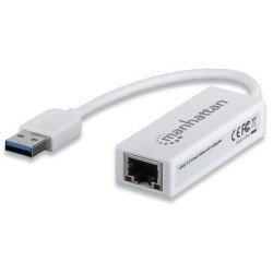 Adaptador Manhattan fast Ethernet RJ45/USB 2.0