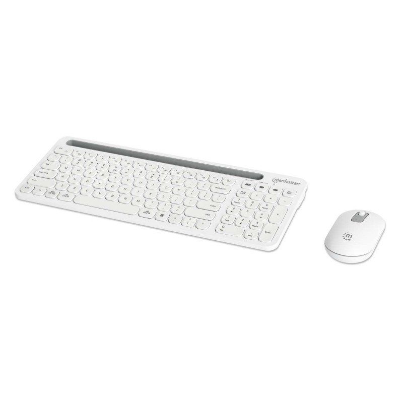 Teclado y ratón Manhattan, USB Tipo A Tijeras Inalámbrico Bluetooth/RF 5.0 2.40GHz Teclado, 99 Tecla, Keyboard/Keypad Color: Bla Teclado y ratón Manhattan, USB Tipo A Tijeras Inalámbrico Bluetooth/RF 5.0 2.40GHz Teclado, 99 Tecla, Keyboard/Keypad Color: Bla