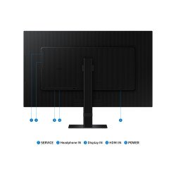 Monitor Samsung S27D700EAU, 68.6 cm (27"), 3840 x 2160 Pixeles, 4K Ultra HD, LED, 5 ms, Negro