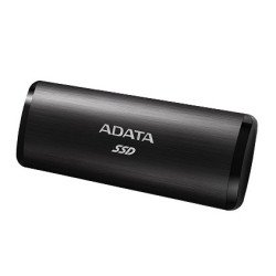 Unidad de estado sólido SSD externo Adata SE760 512GB USB tipo c a USB 3.2 negro Windows, Mac, Linux, Android