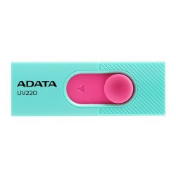 Memoria USB Adata AUV220-32G-RGNPK - Turquesa/rosa, 32 GB, USB 2.0