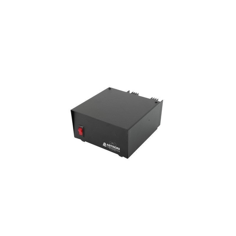 Fuente de poder 13.8Vcd, 20A, lineal regulada con circuito cargador de baterías.