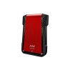 Carcasa Adata ex500 XPG para discos duros/SSD 2.5 pulgadas 7mm/9.5mm SATA3/USB3.1 rojo case PC