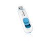 Memoria Adata 64GB USB 2.0 C008 retráctil blanco-azul