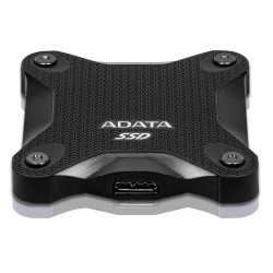 Unidad de estado sólido SSD externo Adata SD600Q 240GB USB 3.1 negro Windows, Mac, Linux, Android