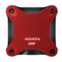 Unidad de estado sólido SSD externo Adata SD600Q 480GB USB 3.1 rojo Windows, Mac, Linux, Android