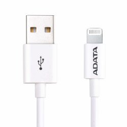 CABLE LIGHTNIGN Adata AMFIPL-1M-CWH Adata AMFIPL-1M-CWH - USB, Lightning, Blanco