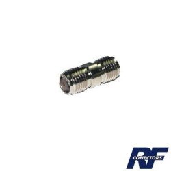 Adaptador en línea tipo Barril, de conector SMA Hembra a SMA Hembra.
