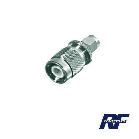 Adaptador en línea de conector SMA Macho a TNC Macho.