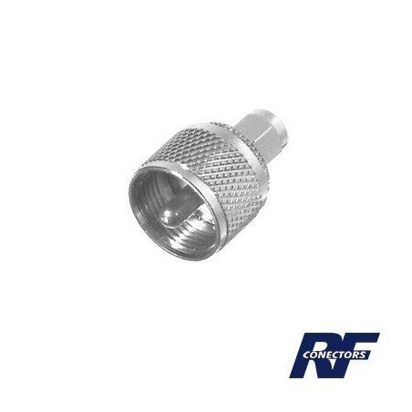 Adaptador en línea de conector SMA Macho a UHF Macho (PL-259).