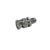 Adaptador en línea de conector SMA Macho a BNC Macho.