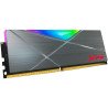Memoria Adata UDIMM DDR4 32GB PC4-25600 3200MHz CL16 1.35v XPG Spectrix D50 RGB gris con disipador PC, gamer, alto rendimiento