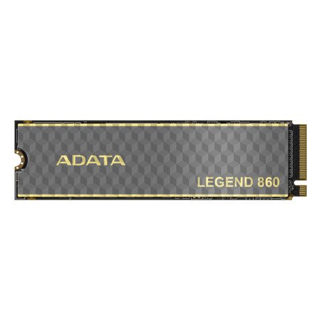 Unidad de Estado Sólido ADATA LEGEND 860 500GB PCIe Gen4x4 M.2 2280, Con disipador de aluminio.