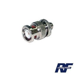 Adaptador en línea de conector SMA Hembra a BNC Macho.