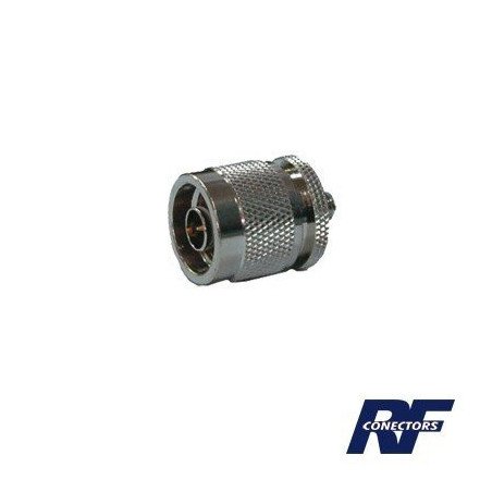 Adaptador en línea de conector SMA Hembra a N Macho.