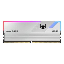 Memoria Acer predator Vesta ii u-DIMM DDR5 64GB (2x32gb) 6000 mt s, CL32 gaming RGB color plata