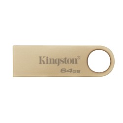 Memoria Kingston 64GB, 3.2 alta velocidad, datatravaler dorada