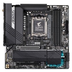Tarjeta madre GIGABYTE B650M AORUS ELITE AX, AMD, socket AM5, Ryzen 7000, 8000, 9000 Series, DDR5 256 GB