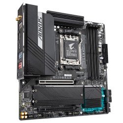 Tarjeta madre GIGABYTE B650M AORUS ELITE AX, AMD, socket AM5, Ryzen 7000, 8000, 9000 Series, DDR5 256 GB