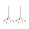 Cable Ethernet a Granel de PVC (UTP) con Núcleo Sólido Cat5e 350 MHz - Blanco, 304.8 m [1000 pies], TAA, 305 m, Cat5e