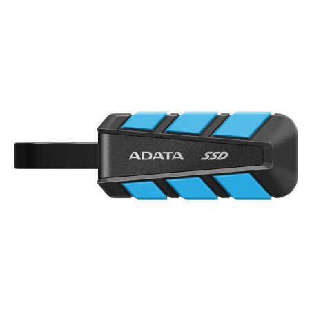 SSD para almacenamiento externo ADATA SC740, 1 TB, USB Tipo C, 3.2 Gen 2 (3.1 Gen 2), 1050 MB/s, 10 Gbit/s, Negro, Azul