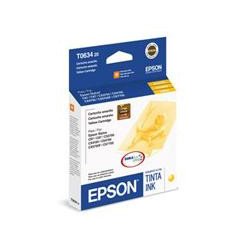 Cartucho Epson modelo 63 amarillo, para stylus c67, 87, 3700, 4100, 4700