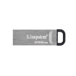 USB Kingston Technology DataTraveler Kyson, 256 GB, USB tipo A, 3.2 Gen 1 (3.1 Gen 1), 200 MB/s, Sin tapa, Plata