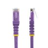 Cable de red StarTech.com - 3 m, RJ-45, RJ-45, Macho/Macho, Púrpura