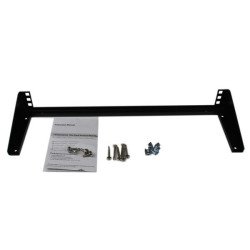 Soporte de Acero StarTech.com - Negro, 56, 7 kg, Montado en la pared