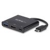 Adaptador Multifunción USB-C a 4K StarTech.com CDP2HDUACP - USB C, Negro