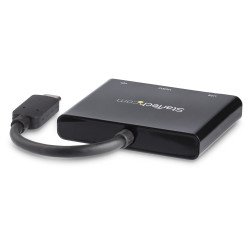 Adaptador Multifunción USB-C a 4K StarTech.com CDP2HDUACP - USB C, Negro